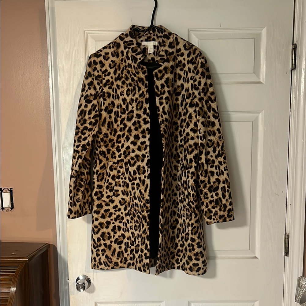 H&M Leopard Print Jacket  Mid-Length